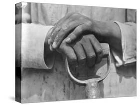 Hands of a Construction Worker, Mexico, 1926-Tina Modotti-Stretched Canvas