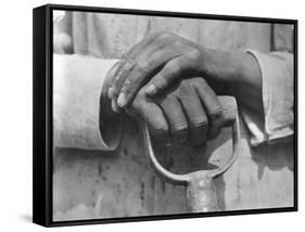 Hands of a Construction Worker, Mexico, 1926-Tina Modotti-Framed Stretched Canvas