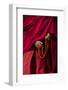 Hands of a Monk in Red Holding Prayer Beads, Leh, Ladakh, India-Ellen Clark-Framed Photographic Print