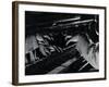 Hands of Jazz Pianist Eddie Heywood on Keyboard During Jam Session-Gjon Mili-Framed Premium Photographic Print