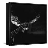 Hands of Maybelle Carter Millard Playing the Guitar-Eric Schaal-Framed Stretched Canvas