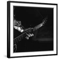 Hands of Maybelle Carter Millard Playing the Guitar-Eric Schaal-Framed Premium Photographic Print