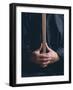 Hands of Monk in the Posture Kyoskku Monastery, Japan-Ursula Gahwiler-Framed Photographic Print