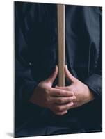 Hands of Monk in the Posture Kyoskku Monastery, Japan-Ursula Gahwiler-Mounted Photographic Print