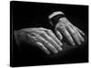 Hands of Russian Piano Virtuoso Sergei Rachmaninoff, with Wedding Ring on Right Hand-Eric Schaal-Stretched Canvas