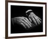 Hands of Russian Piano Virtuoso Sergei Rachmaninoff, with Wedding Ring on Right Hand-Eric Schaal-Framed Premium Photographic Print