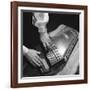 Hands of Sara Carter of the Legendary Carter Family Musicians, Fingering an Autoharp-Eric Schaal-Framed Premium Photographic Print