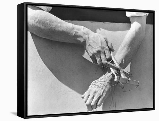 Hands of the Puppeteer, 1929-Tina Modotti-Framed Stretched Canvas