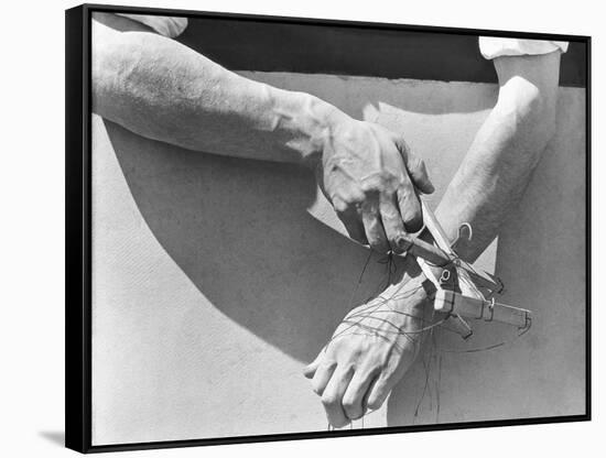 Hands of the Puppeteer, 1929-Tina Modotti-Framed Stretched Canvas