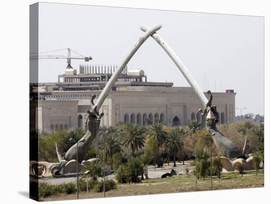 Hands of Victory, Baghdad, Iraq-Stocktrek Images-Stretched Canvas