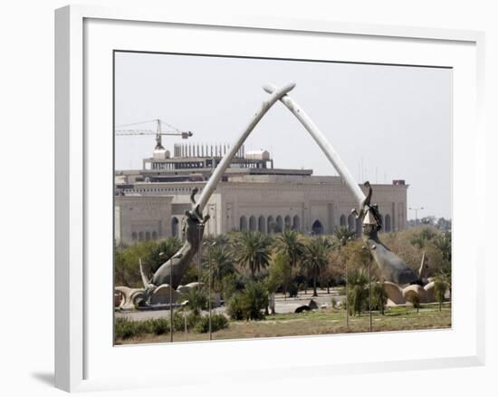 Hands of Victory, Baghdad, Iraq-Stocktrek Images-Framed Photographic Print