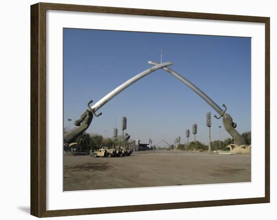 Hands of Victory, Baghdad, Iraq-Stocktrek Images-Framed Photographic Print