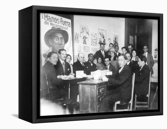 "Hands Off Nicaragua" Committee, Mexico City, 1928-Tina Modotti-Framed Stretched Canvas