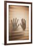 Hands on Glass-Steve Allsopp-Framed Photographic Print