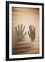 Hands on Glass-Steve Allsopp-Framed Photographic Print