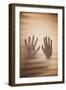 Hands on Glass-Steve Allsopp-Framed Photographic Print