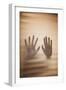 Hands on Glass-Steve Allsopp-Framed Photographic Print