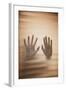 Hands on Glass-Steve Allsopp-Framed Photographic Print