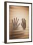 Hands on Glass-Steve Allsopp-Framed Photographic Print