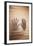 Hands on Glass-Steve Allsopp-Framed Photographic Print