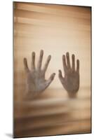 Hands on Glass-Steve Allsopp-Mounted Photographic Print