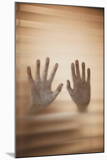 Hands on Glass-Steve Allsopp-Mounted Photographic Print