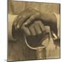 Hands Resting on Shovel Handle by Tina Modotti-null-Mounted Photographic Print