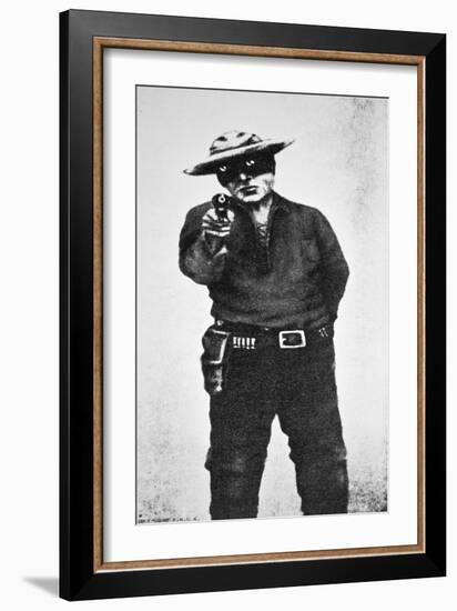 Hands Up Poster Used by the Pinkerton National Detective Agency-null-Framed Giclee Print