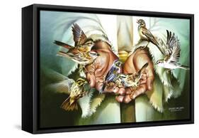 Hands-Spencer Williams-Framed Stretched Canvas