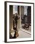 Handsome Cab Horse Drawn Carriage Waiting Outside Entrance of the Plaza Hotel-Dmitri Kessel-Framed Photographic Print