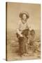 Handsome Cowboy With Lariat-C.D. Kirkland-Stretched Canvas