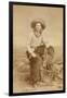 Handsome Cowboy With Lariat-C.D. Kirkland-Framed Art Print