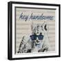 Handsome Tiger-Vivien Rhyan-Framed Art Print