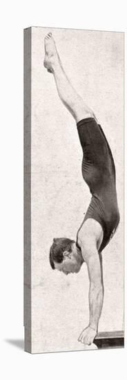 Handspring Dive - 1906 Olympic Games-null-Stretched Canvas