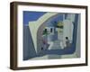 Handstand, Santorini-Andrew Macara-Framed Giclee Print