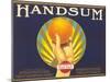 Handsum Orange Label-null-Mounted Art Print