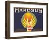 Handsum Orange Label-null-Framed Art Print