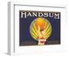 Handsum Orange Label-null-Framed Art Print