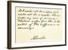 Handwriting and Signature of Abraham Lincoln-null-Framed Giclee Print