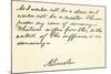 Handwriting and Signature of Abraham Lincoln-null-Mounted Giclee Print