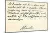 Handwriting and Signature of Abraham Lincoln-null-Mounted Giclee Print