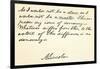 Handwriting and Signature of Abraham Lincoln-null-Framed Giclee Print