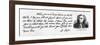 Handwriting and Signature of Alexander Pope from a Letter to Lord Halifax Asking Him Not to…-Alexander Pope-Framed Giclee Print