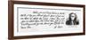 Handwriting and Signature of Alexander Pope from a Letter to Lord Halifax Asking Him Not to…-Alexander Pope-Framed Giclee Print