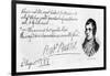 Handwriting and Signature of Robert Burns, 1787-Robert Burns-Framed Giclee Print