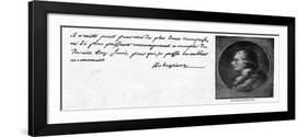 Handwriting and Signature of Robespierre-null-Framed Giclee Print