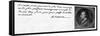 Handwriting and Signature of Robespierre-null-Framed Stretched Canvas