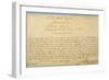 Handwritten Dedication of 'Brandenburger Concertos' to Christian Ludwig, Margrave of Brandenburg-Johann Sebastian Bach-Framed Giclee Print