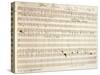Handwritten for Bartered Bride-Bedrich Smetana-Stretched Canvas