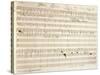 Handwritten for Bartered Bride-Bedrich Smetana-Stretched Canvas